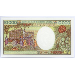 Gabon 10000 Francs 1984 (ND)