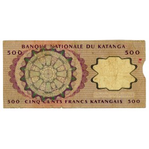 Katanga 500 Francs 1962