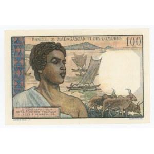 Madagascar 100 Francs 1950 - 1951 (ND)