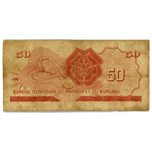Rwanda - Burundi 50 Francs 1960