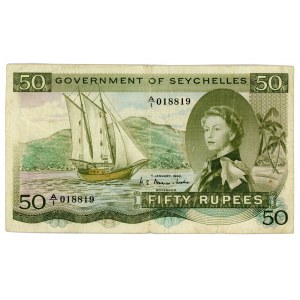Seychelles 50 Rupees 1968
