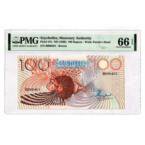 Seychelles 100 Rupees 1980 PMG 66 EPQ