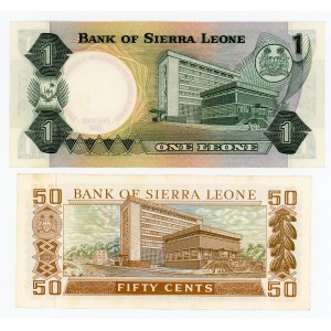 Sierra Leone Full Set 50 Cents & 1 - 2 - 5 - 10 Leones 1980