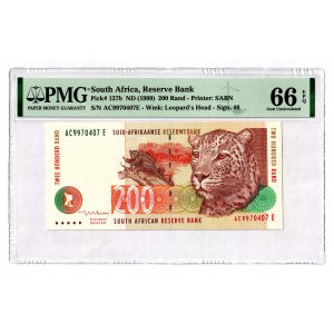 South Africa 200 Rand 1999 PMG 66 EPQ