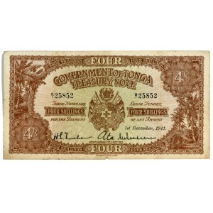 Tonga 4 Shillings 1941