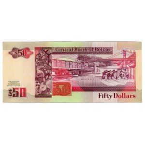 Belize 50 Dollars 1991