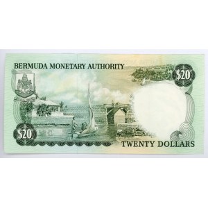 Bermuda 20 Dollars 1986