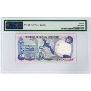 Bermuda 10 Dollars 1993 PMG 66 EPQ