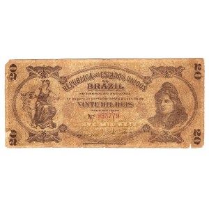 Brazil 20 Mil Reis 1900