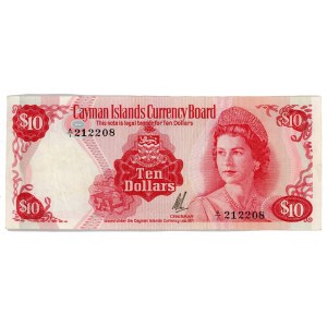 Cayman Islands 10 Dollars 1971 (1972)