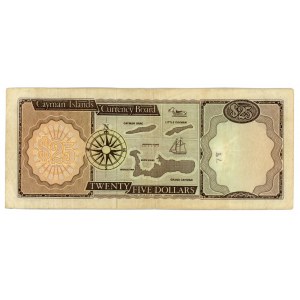 Cayman Islands 25 Dollars 1971 (1972)