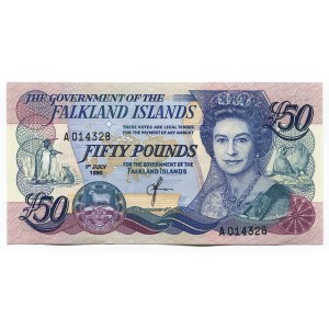 Falkland Islands 50 Pounds 1990