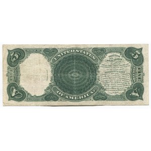 United States 5 Dollars 1907 United States Note