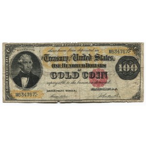 United States 100 Dollars 1882 Gold Certificate