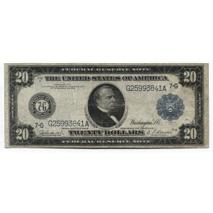 United States 20 Dollars 1914 Federal Reserve Note