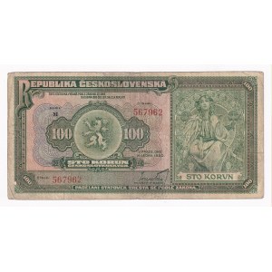Czechoslovakia 100 Korun 1920