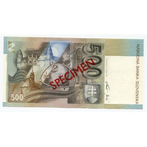 Slovakia 500 Korun 1996 Specimen