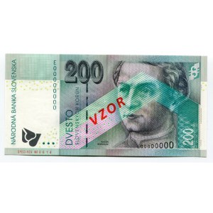 Slovakia 200 Korun 2004 Specimen