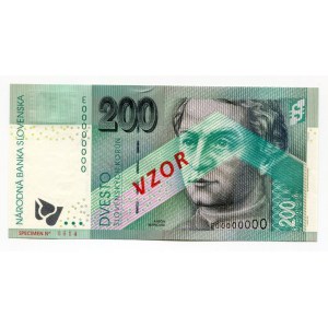 Slovakia 200 Korun 2006 Specimen