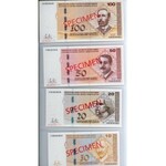 Bosnia & Herzegovina Full Set of Banknotes 2012 Specimens