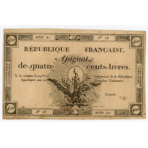 France 400 Livres 1792