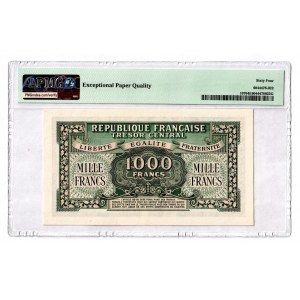 France 1000 Francs 1944 PMG 64 EPQ