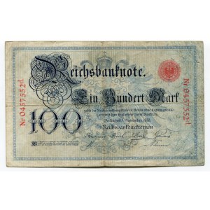 Germany - Empire 100 Mark 1883