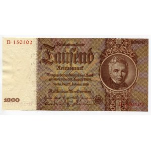 Germany - Third Reich 1000 Reichsmark 1936