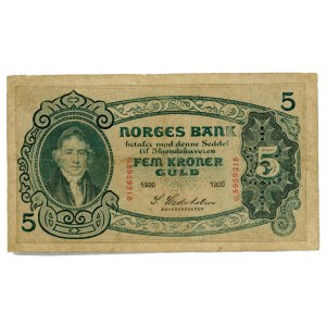 Norway 5 Kroner 1920
