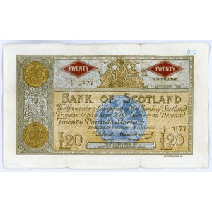 Scotland 20 Pounds 1960