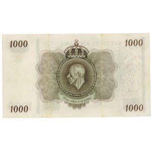 Sweden 1000 Kronor 1962
