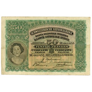 Switzerland 50 Francs 1940