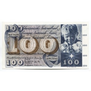 Switzerland 100 Francs 1972