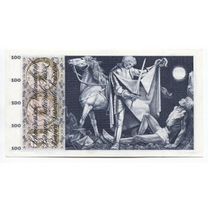 Switzerland 100 Francs 1972