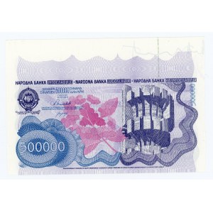 Yugoslavia 500000 Dinara 1989 Proof