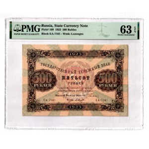 Russia - RSFSR 500 Roubles 1923 PMG 63 EPQ