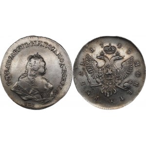 Russia 1 Rouble 1743 СПБ