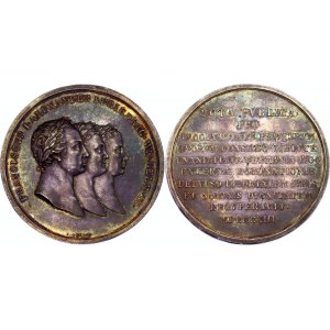 Russia Silver Medal Alliance of the Monarchs in the War against France 1813