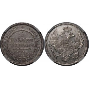 Russia 6 Roubles 1829 СПБ R2 NGC VF35