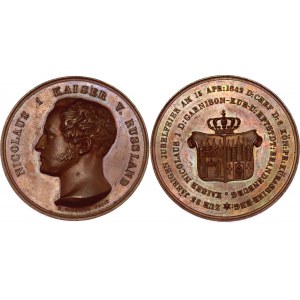 Russia - Prussia Nicholas I Bronze Jubilee Medal 1842