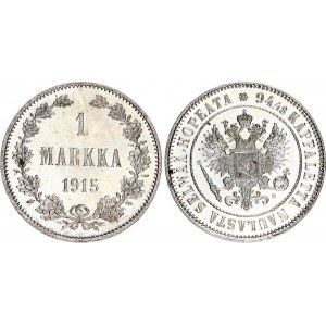 Russia - Finland 1 Markka 1915 S