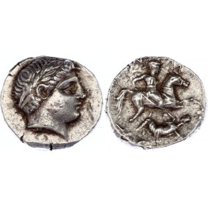 Ancient Greece Kings of Paeonia AR Tetradrachm 335 - 315 BC Patraos