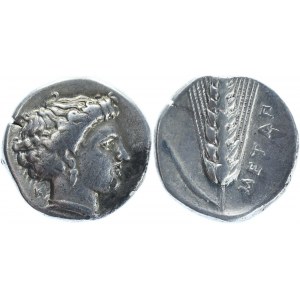 Ancient Greece Lucania, Metapontion AR Nomos 400 - 340 BC