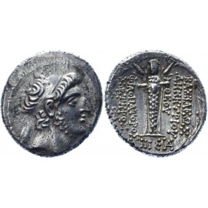 Ancient Greece Seleukid Empire AR Tetradrachm 95 - 94 BC SE 218 Demetrios III Eukairos