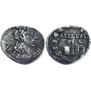 Roman Republic Macedonia Aesillas AR Tetradrachm 95 - 70 BC