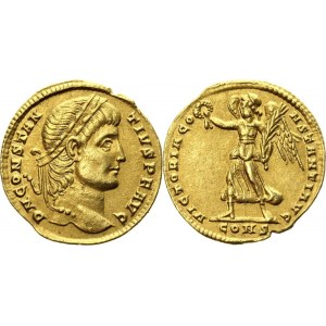Roman Empire AV Solidus 337 - 340 AD Constantius II R4