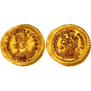 Roman Empire Solidus 441 - 450 AD Theodosius II
