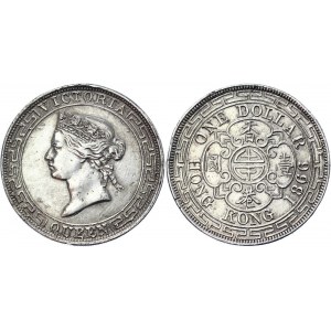 Hong Kong 1 Dollar 1866