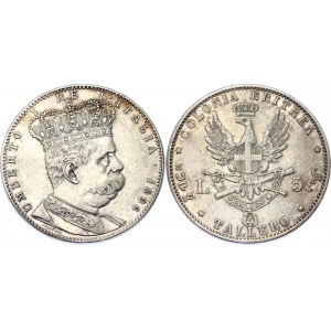 Eritrea 5 Lire / 1 Tallero 1896