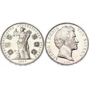 German States Bavaria 2 Taler / 3-1/2 Gulden 1837